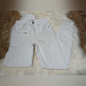 JBD Maya skinny jeans with frade hem NWT